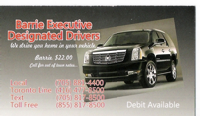 Executive Designated Drivers