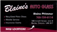 Blaine's Auto Glass